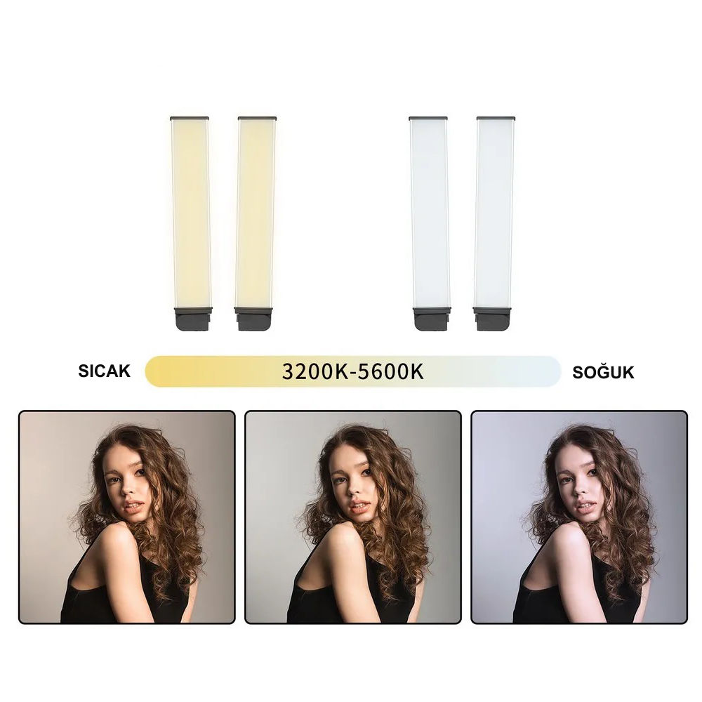 2 Kollu Esnek Uygulama Işığı 40 Watt