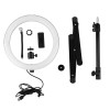 10 inc Masa Üstü Ayaklı Ring Light 9 Watt - Butik Makyaj, Zoom ve Detay İşlem Işığı - Riolink
